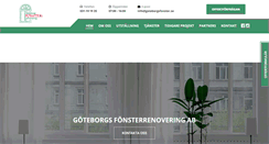 Desktop Screenshot of goteborgsfonster.se